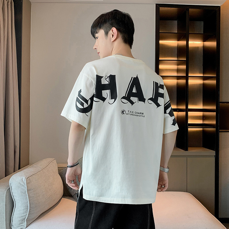 Casual loose T-shirt (M-3XL 26010 plain white) [Please contact customer service to confirm the shipping size after placing an order]]