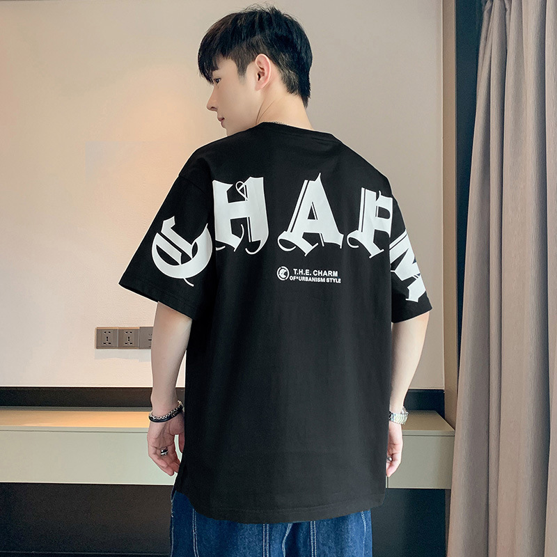 Casual loose T-shirt (M-3XL size 26010 black) [Please contact customer service to confirm the shipping size after placing an order]]