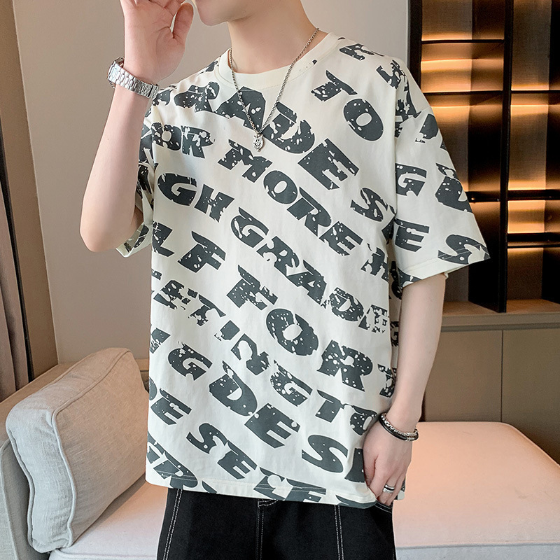 Casual loose T-shirt (M-3XL size 26006 dark gray) [Please contact customer service to confirm the shipping size after placing an order]]