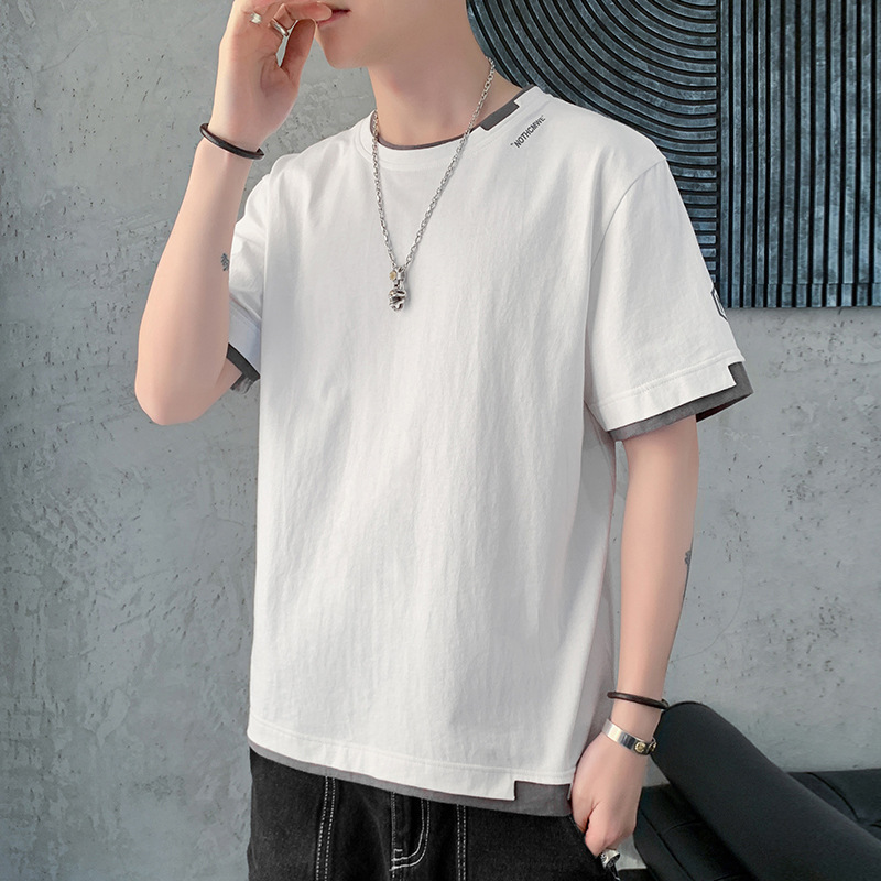 Casual loose T-shirt (M-4XL T230 white) [Please contact customer service to confirm the shipping size after placing an order]]