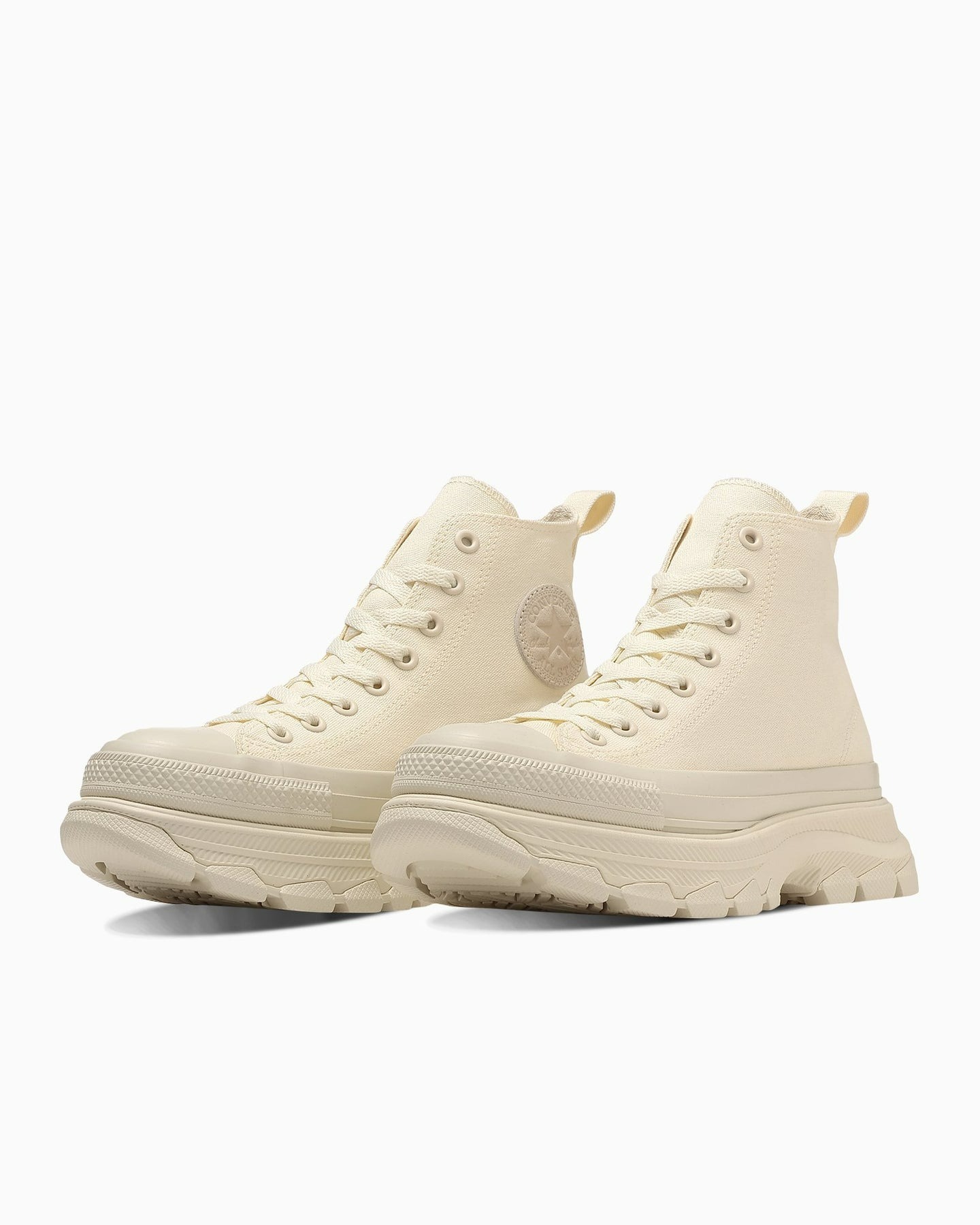 限時特價預購┃CONVERSE ALL STAR Ⓡ TREKWAVE HI 米色 帆布 厚底 高筒