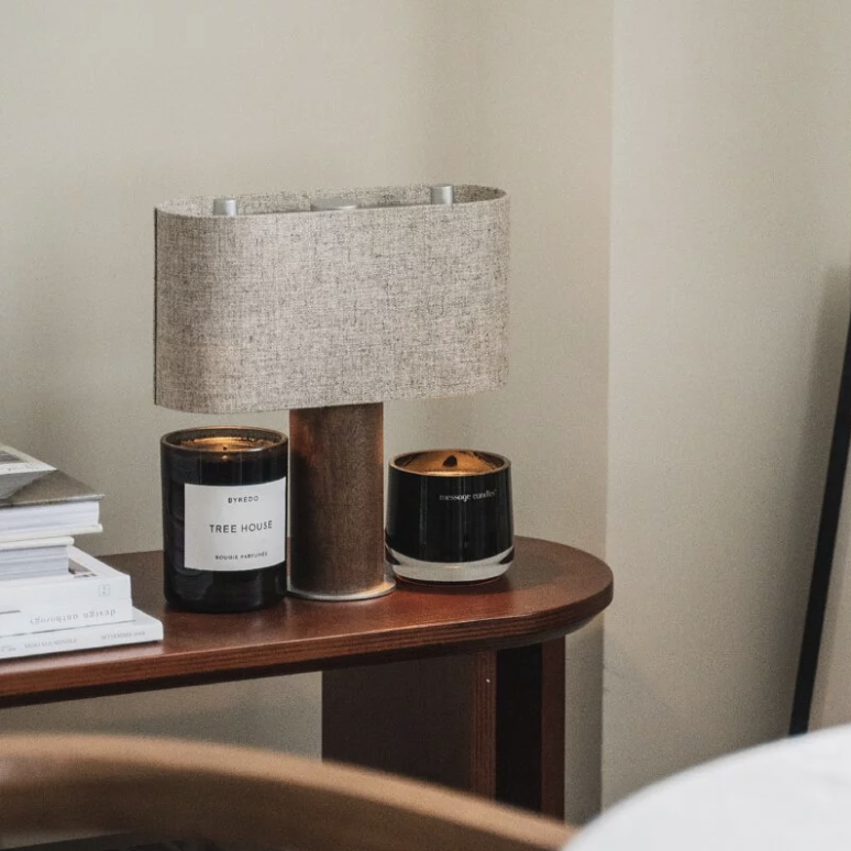 DUO 融蠟燈｜木頭版