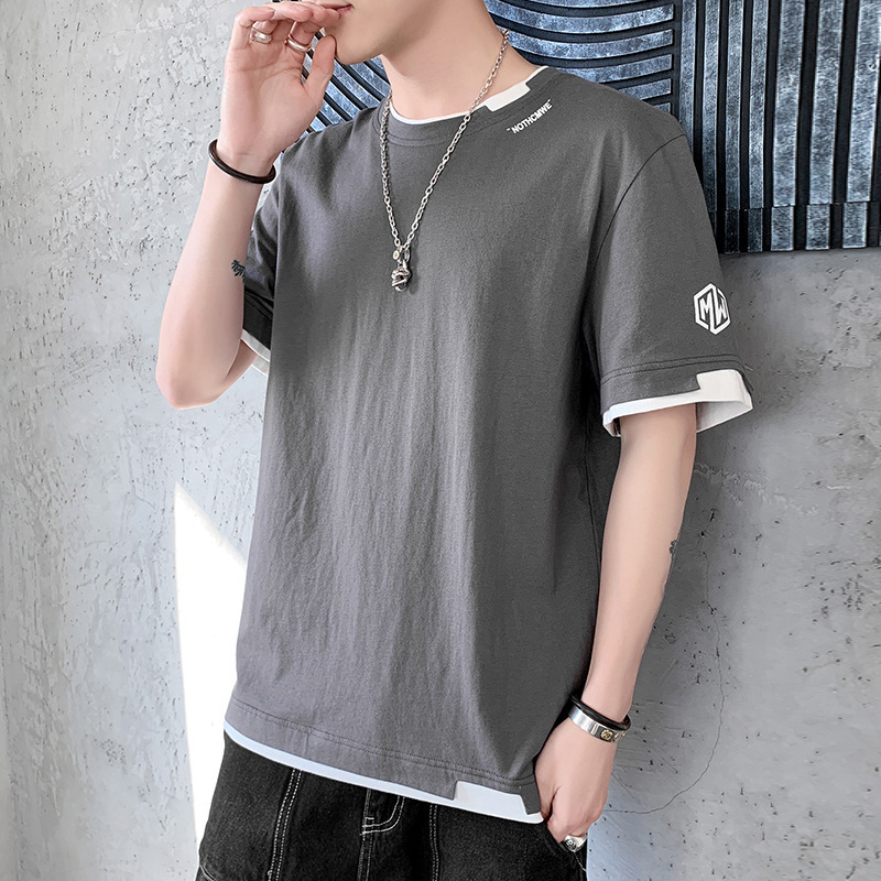 Casual loose T-shirt (M-4XL T230 dark gray) [Please contact customer service to confirm the shipping size after placing an order]]