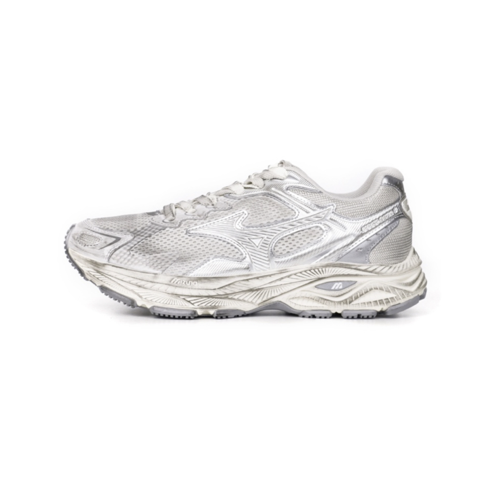 Mizuno Racer S 復古金屬灰 慢跑鞋 D1GH223518