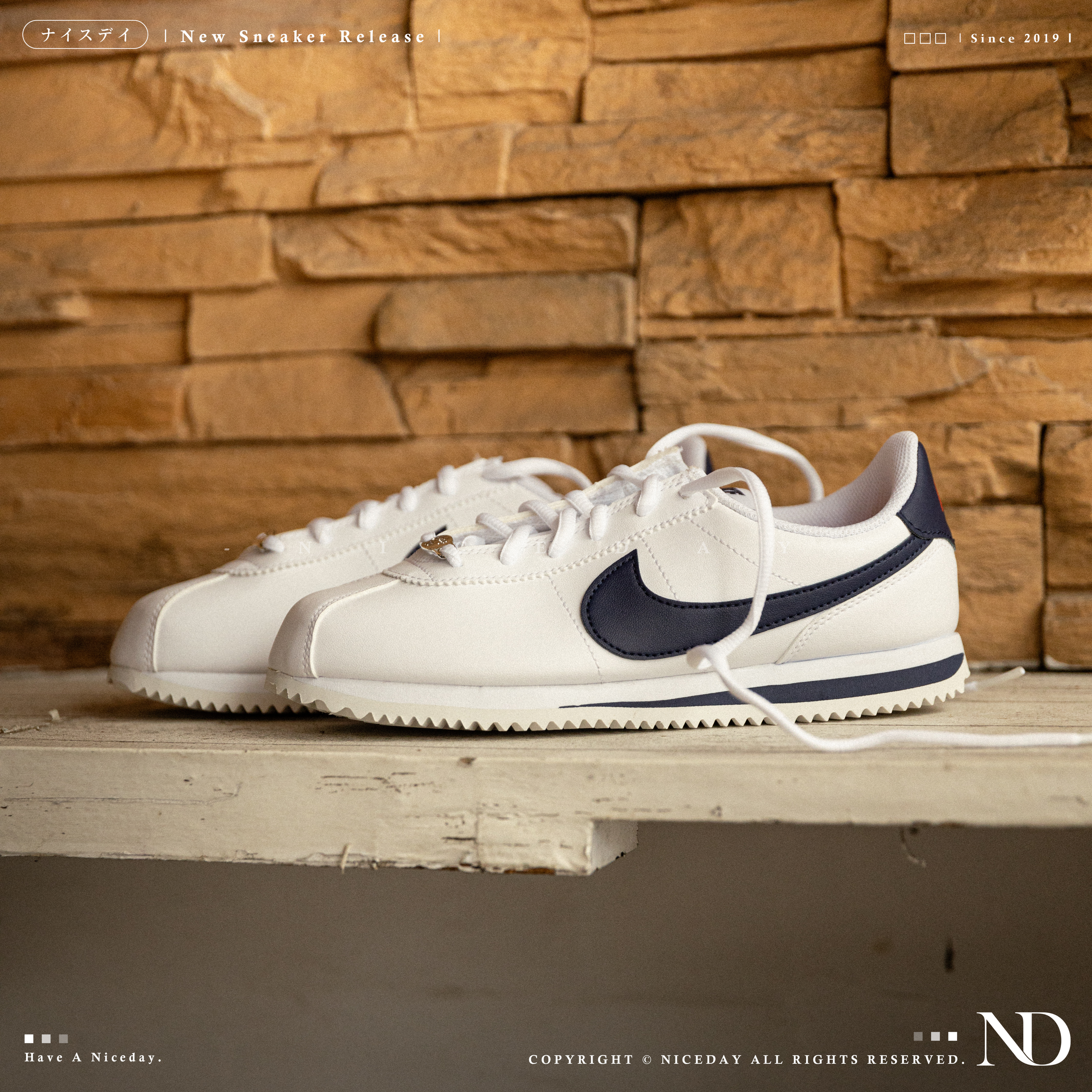 NICEDAY 現貨 Nike Cortez Basic 阿甘 阿甘鞋 經典 親子 女鞋 大童 中童 紅 藍