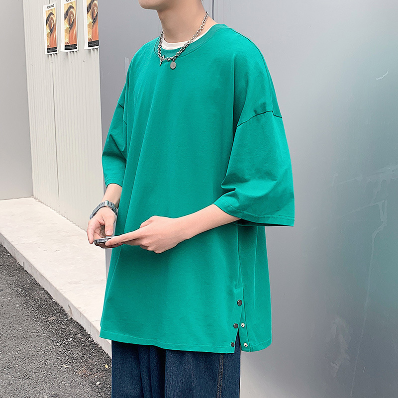 Casual loose T-shirt (M-3XL BV green) [After placing an order, please contact customer service to confirm the shipping size]]