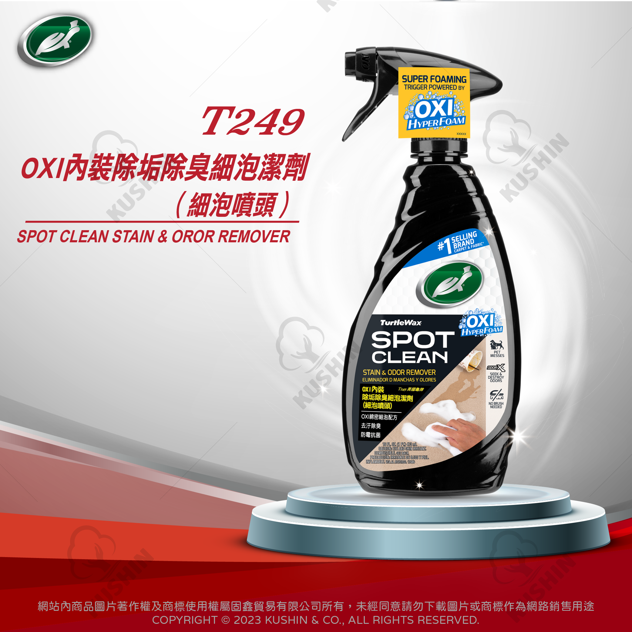 OXI內裝除垢除臭細泡潔劑 (473毫升) T249