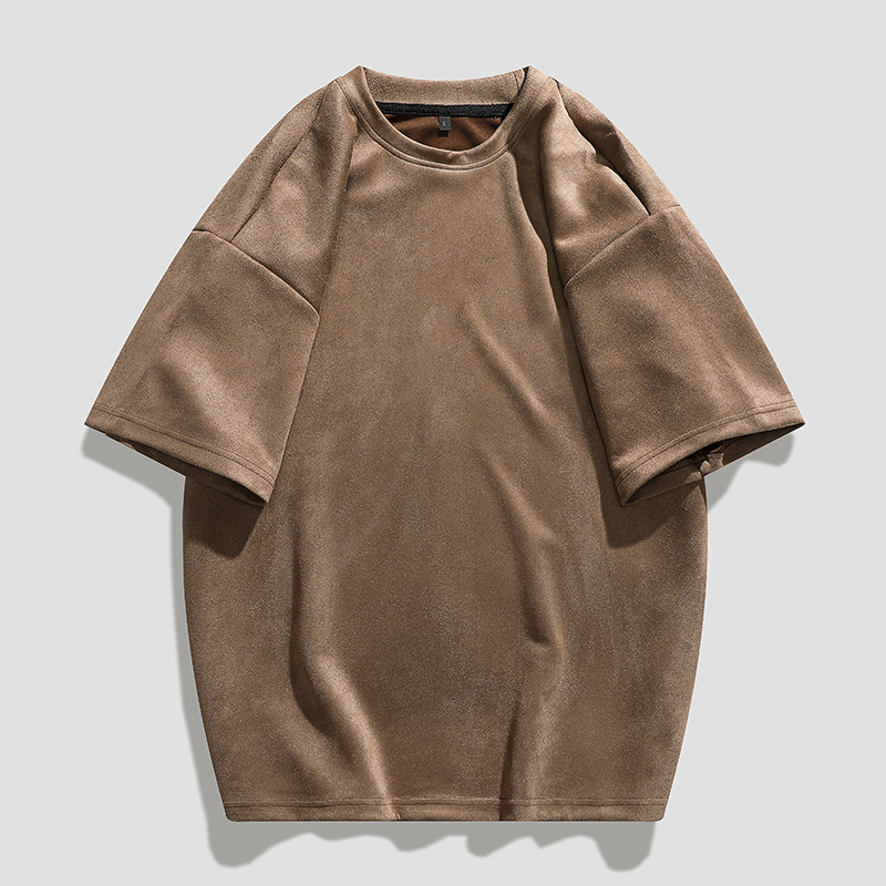 Casual loose T-shirt (M-3XL size brown) [Please contact customer service to confirm the shipping size after placing an order]]