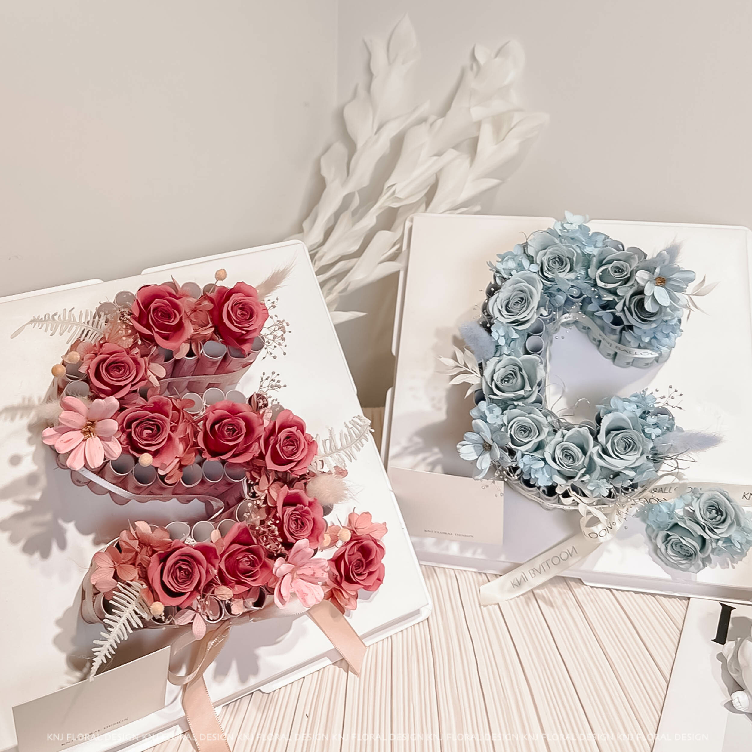 專屬字母鈔票永生花蛋糕