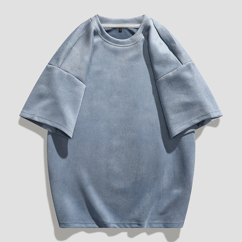 Casual loose T-shirt (M-3XL B678 light blue) [Please contact customer service to confirm the shipping size after placing an order]]