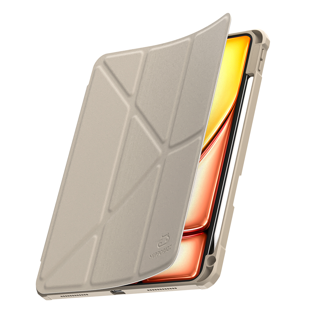 【 Hipporizz 】iPad 11代 A16 (2025) Origo 晶透筆槽防摔殼-星光色
