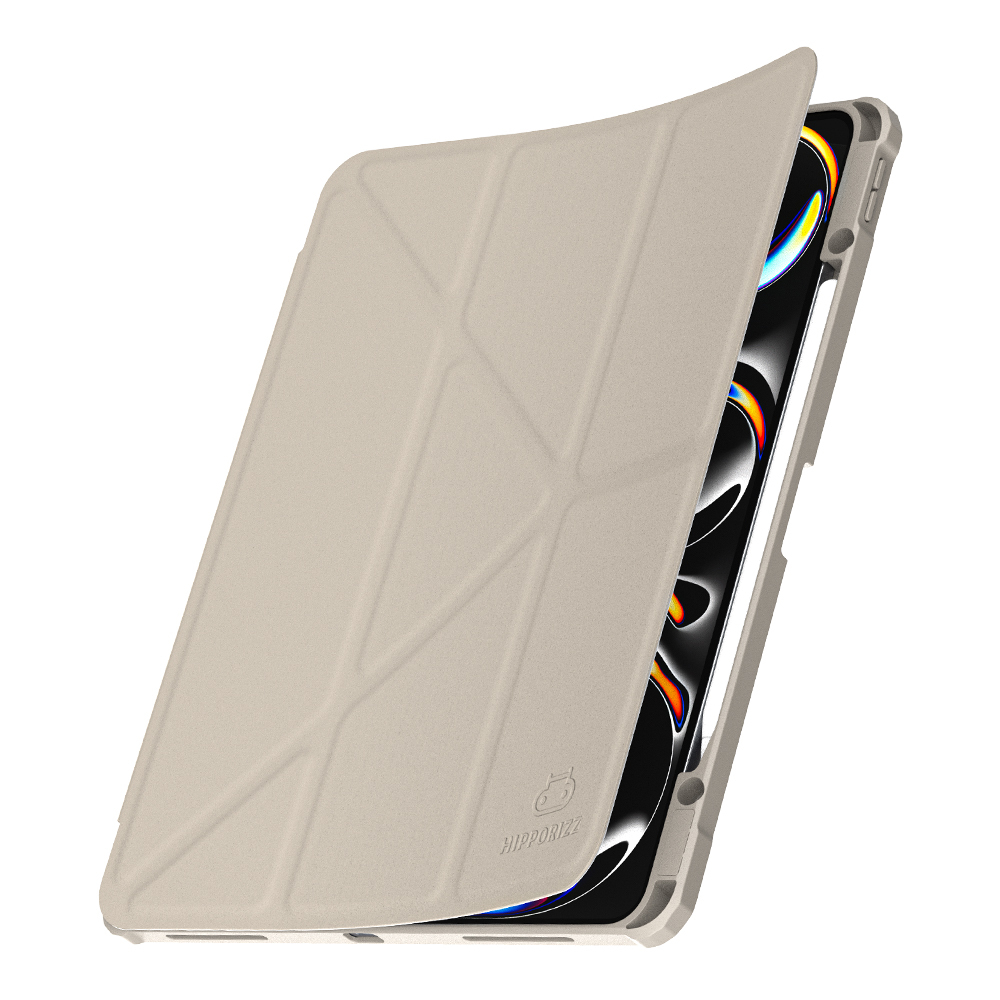【 Hipporizz 】iPad Pro 11(2024/2025) Origo 晶透筆槽防摔殼-星光色