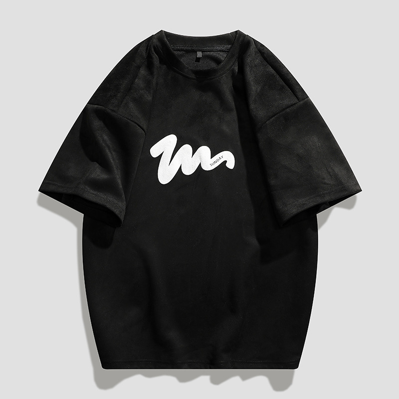 Casual loose T-shirt (M-3XL TC011 black) [Please contact customer service to confirm the shipping size after placing an order]]