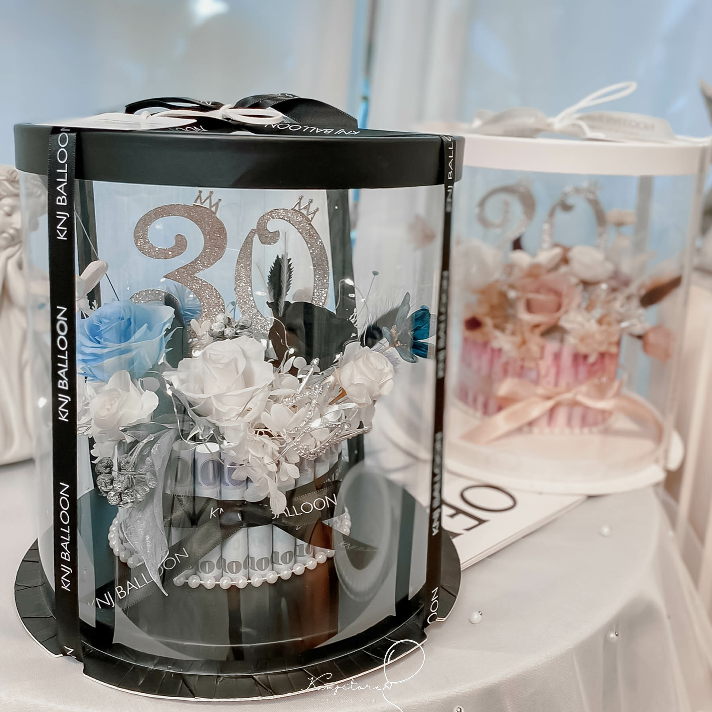 生日款鈔票蛋糕永生花