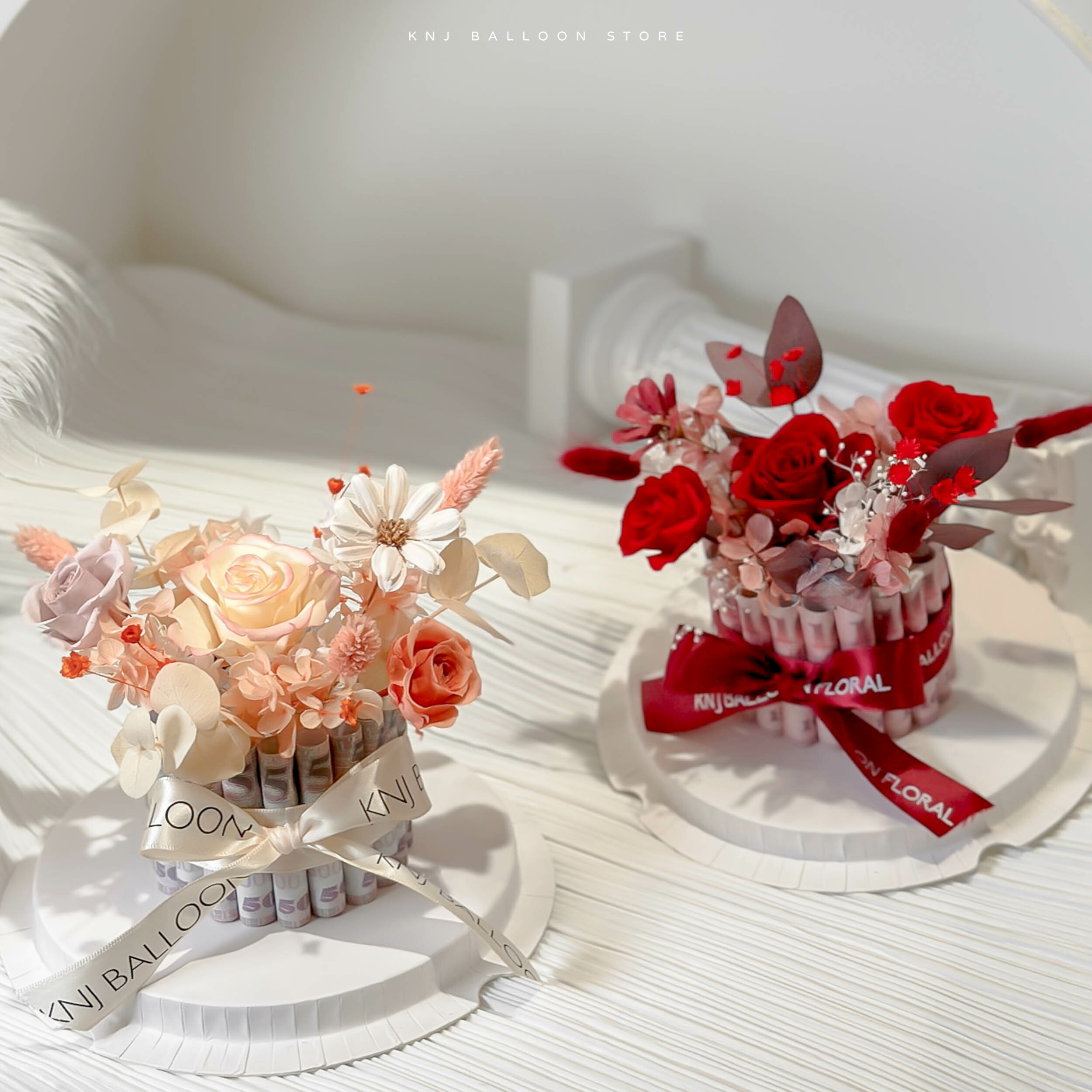 單層有錢花蛋糕