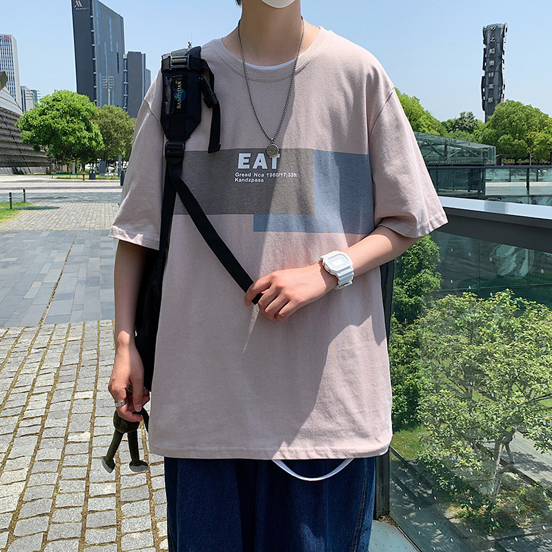 Casual loose T-shirt (M-4XL T358 light coffee) [Please contact customer service to confirm the shipping size after placing an order]]