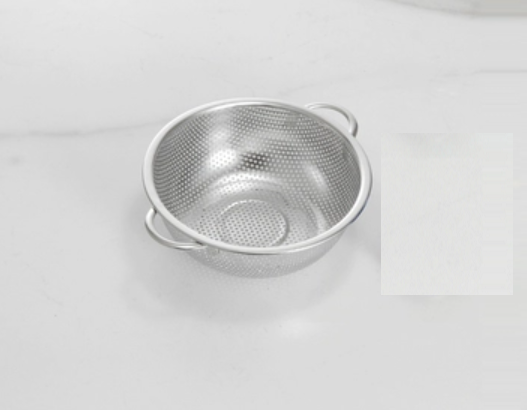 Hot push stainless steel dense hole multi-purpose basket drain basket (double ears 20cm)