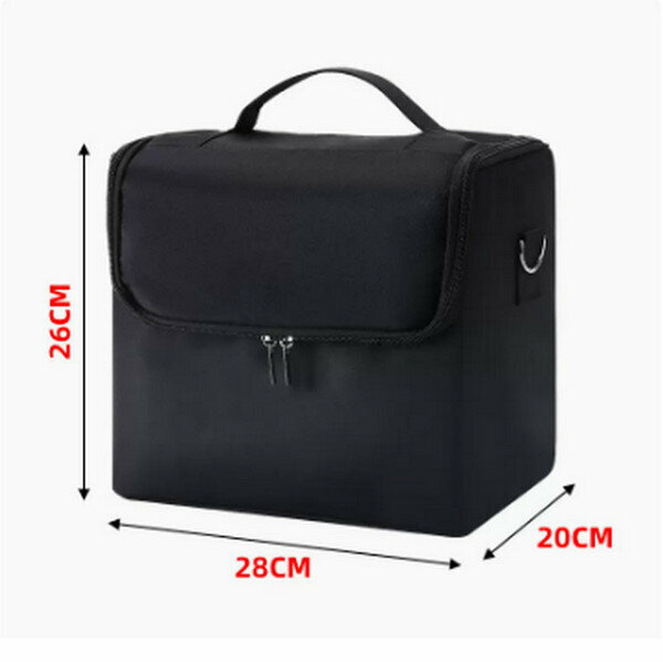 Hotly recommended portable makeup storage bag [elegant black]