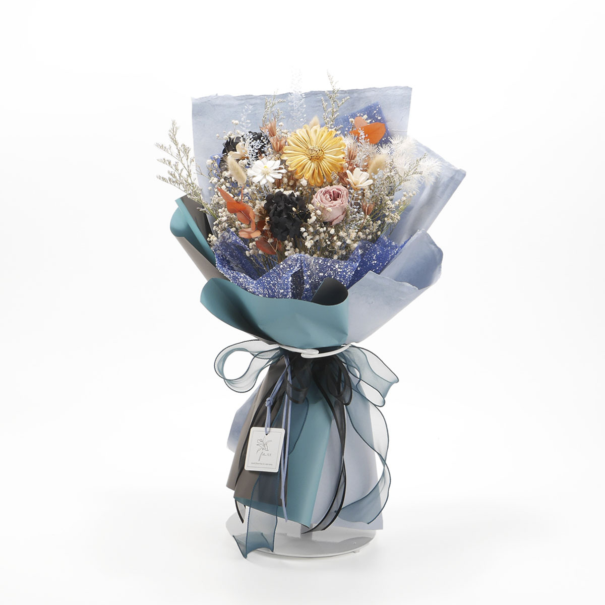 【陽光、空氣、水- 還有我】中型永生乾燥花束