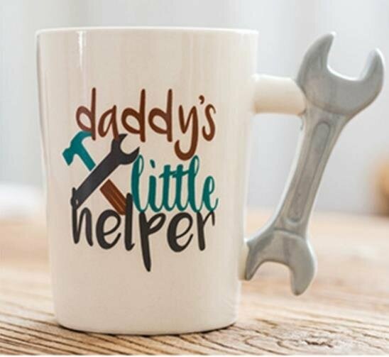 New personalized three-dimensional handle mug-(Stupid wrench)