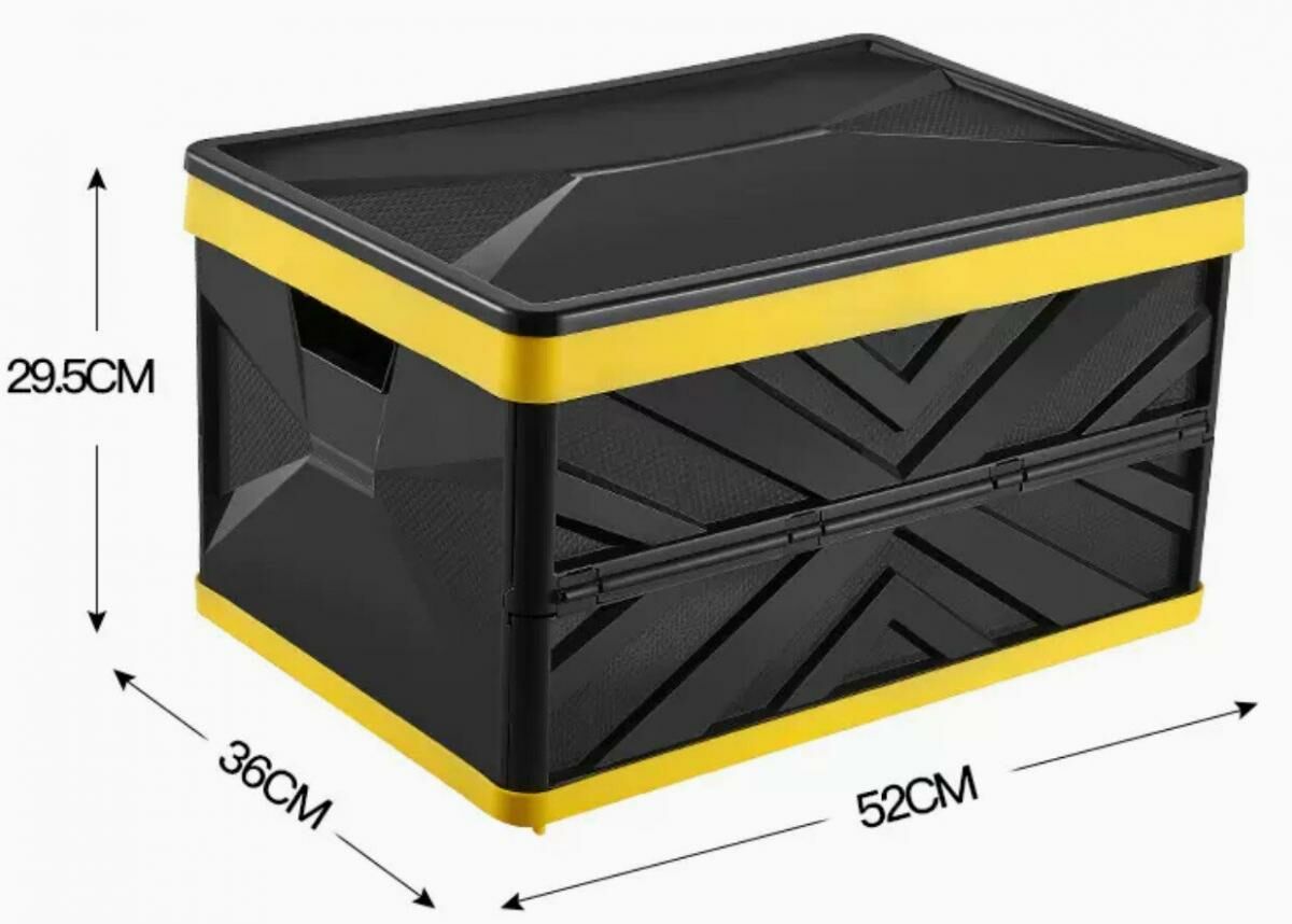 Hot Selling Plastic Foldable Storage Box [X-Men Black and Yellow] [Extra Large]]