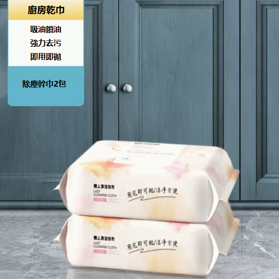 Hot selling disposable electrostatic dust removal paper (2 packs of dry wipes)