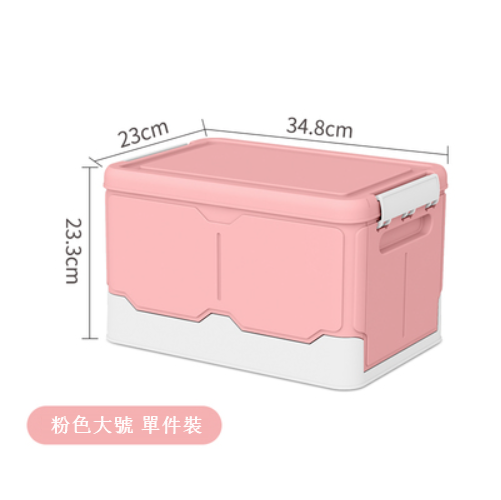 Hot Selling Single Pack Large Foldable Storage Box (Nordic Pink)