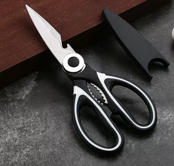 Popular kitchen power scissors (black, full length: 21CM)