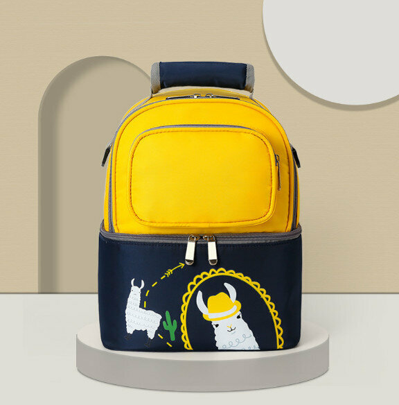 The hottest out-and-out mother and baby thermal bag (yellow alpaca)