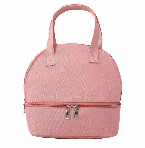 Popular portable thermal and cold-proof bottle bag for going out (pink)