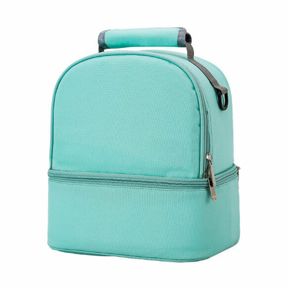 Popular double-layer breast milk preservation backpack (light green)