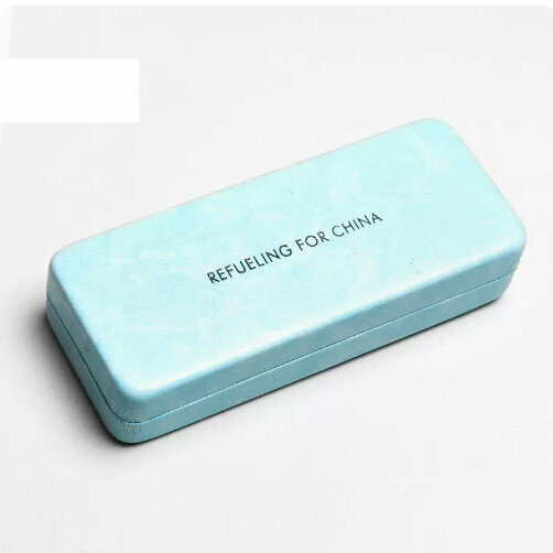 Popular glasses storage box (JH light blue - free lens cloth)