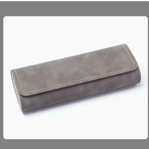 Popular glasses storage box (grey (comes with lens cloth))