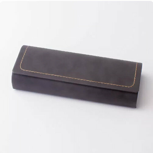 Popular glasses storage box (black (comes with lens cloth))