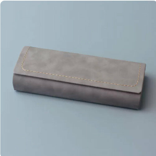 Popular glasses storage box (grey (comes with lens cloth))