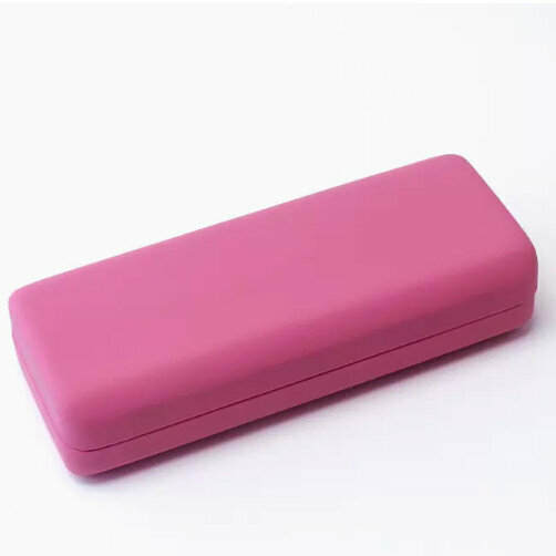 Popular glasses storage box (rose pink (comes with lens cloth))