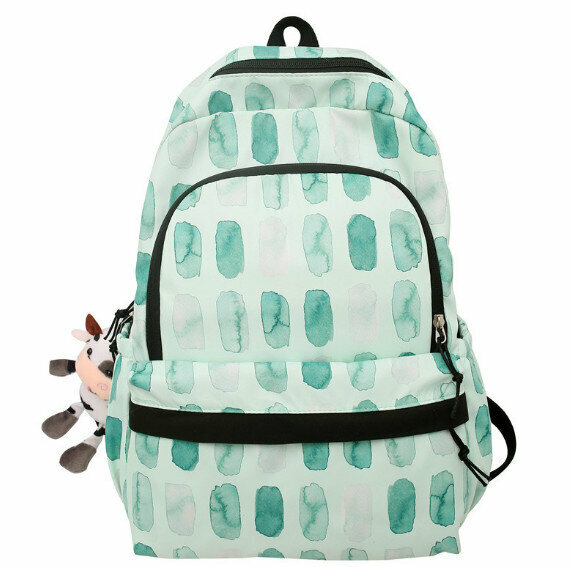 Popular casual super large capacity backpack (green) [size: length 31*width 14*height 44cm]