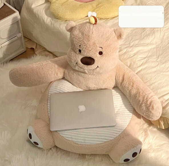 New bedroom floor cushion integrated tamat mat (Bee Bear) [size: 60*45cm]