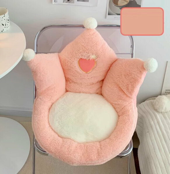 New bay window floor and backrest integrated tatami (pink) [size: 45*41*42cm]