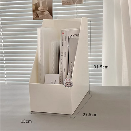 Hot recommended desktop bookend file holder (widened and sloped version)