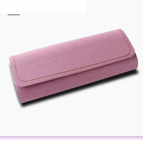 Hot recommended glasses storage box (pink (comes with lens cloth))