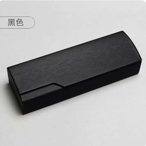 Hot recommended glasses storage box (JH wood grain-black (glasses cloth included))
