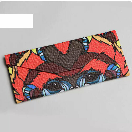 Popular glasses storage box (lion dance pattern + lens cloth)