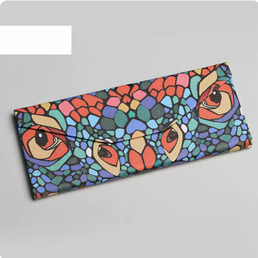 Hot recommended glasses storage box (skink pattern + lens cloth)