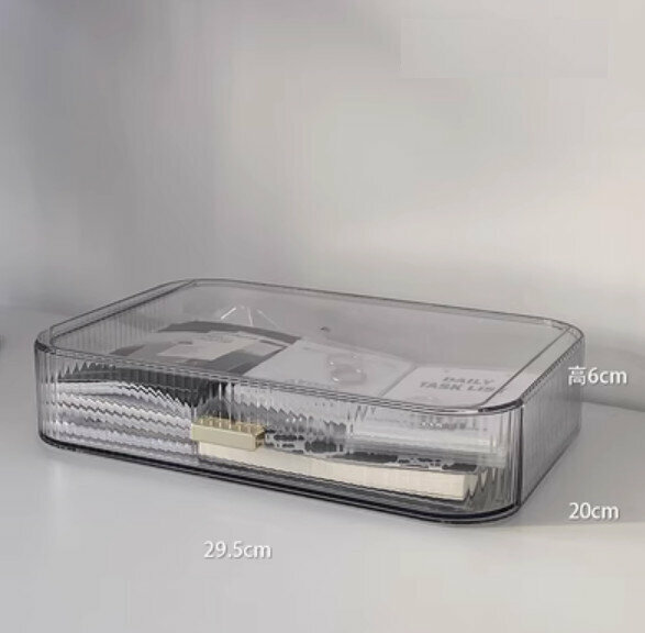 New desktop sundries drawer-type storage box (transparent-drawer*1)