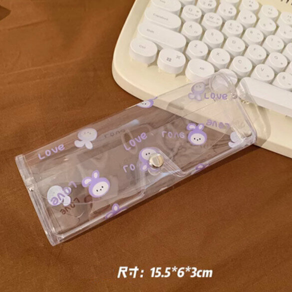 New portable transparent myopia glasses storage box (Aizitu)