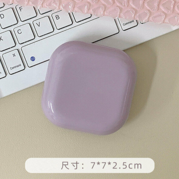 New simple and portable contact lens storage box (purple)