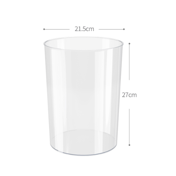 New transparent trash can (12L transparent trash can [multifunctional bucket])