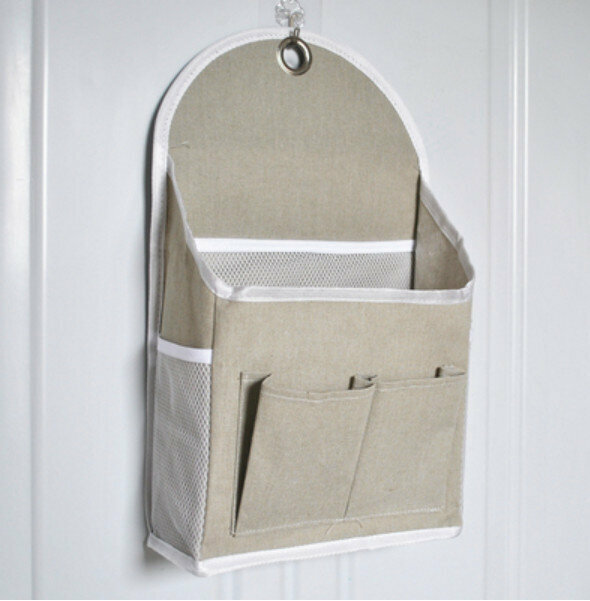 New wall-mounted storage bag letter hanging bag [gray unprinted] [specifications: 40*20*23*9cm]
