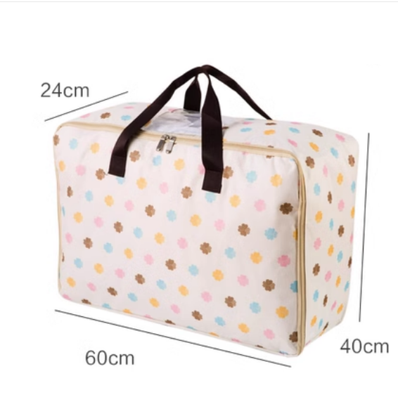 Hot Selling Quilt Clothes Organizing Bag (Waterproof Thickened Fabric-Four Leaf Clover Large Size 57L)